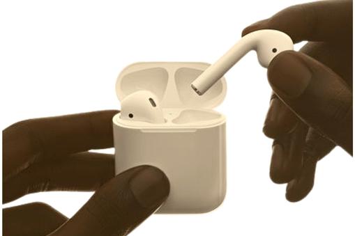 Placing AirPod in Case