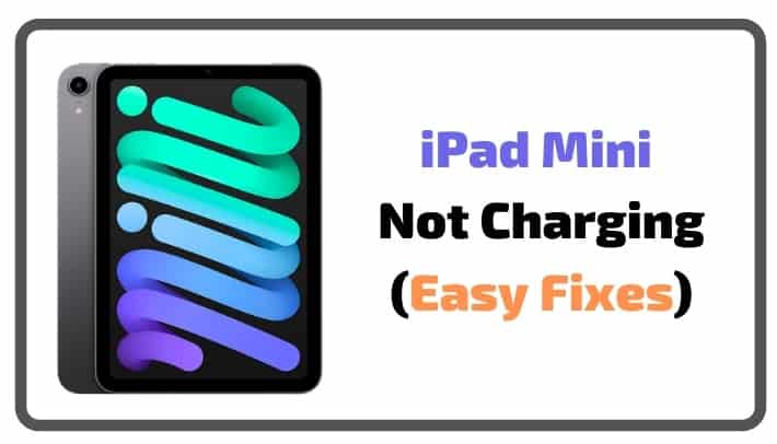 How To Fix iPad Mini Not Charging Issue? 【Full Guide】