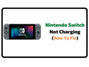 Nintendo Switch Not Charging