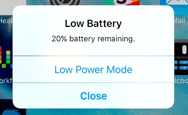 iPhone Low Power Mode
